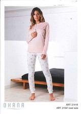 WOMEN GIRL PURE COTTON OHANA CALIBRATED PYJAMAS SERAPH ART.21541