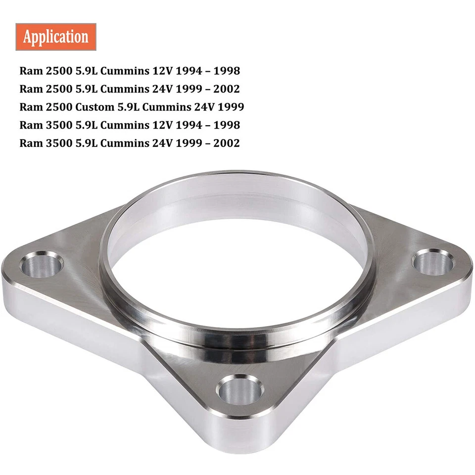 Starter Spacer w/Bolts 5 Speed NV4500 Cummins For 94-02 Dodge Ram 2500/3500 5.9L Foto 4 de 4