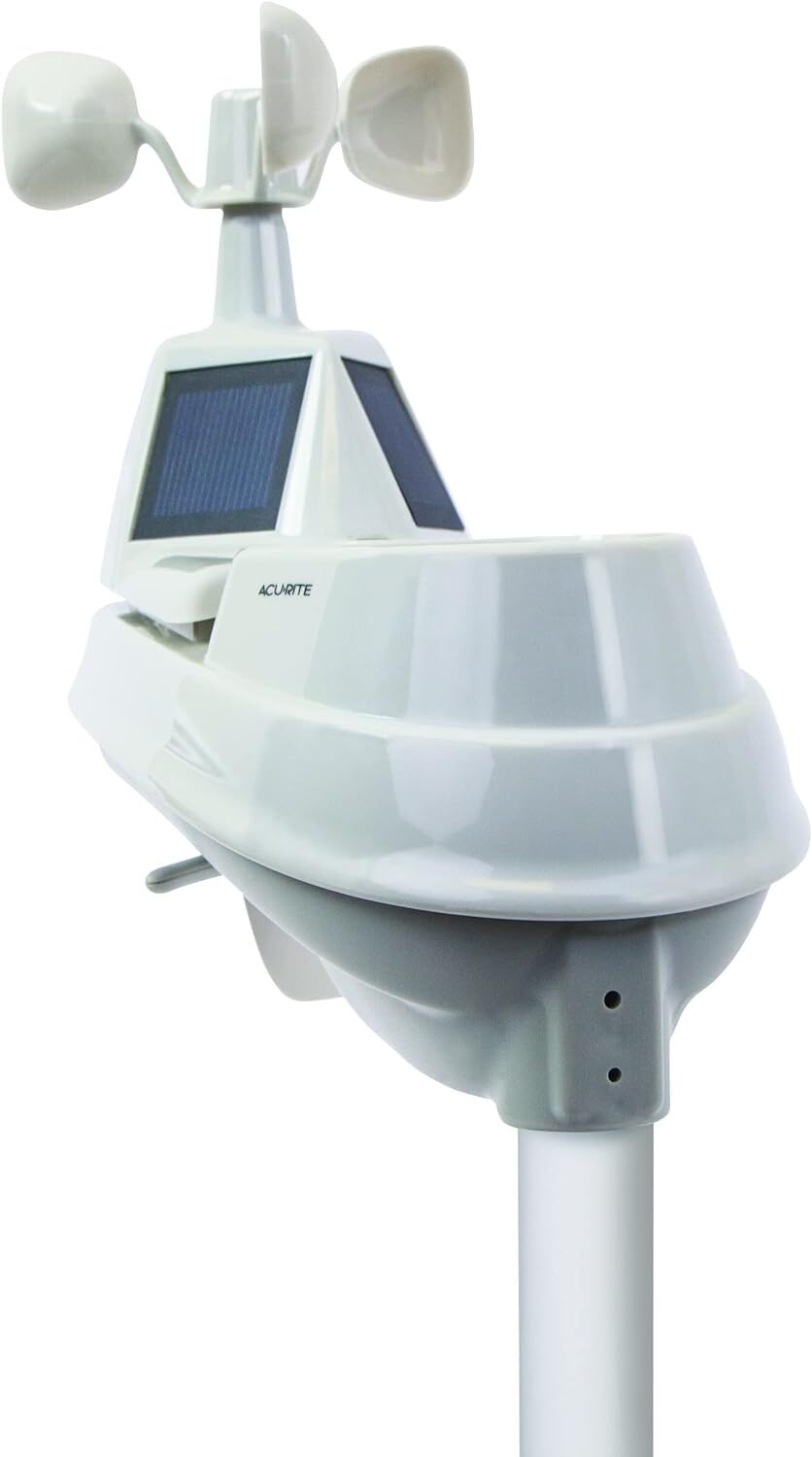 Acurite Black Wifi Indoor Outdoor Weather Station With Color Lcd Display 80 C...