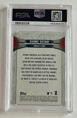 2018 Topps National Shohei Ohtani Baseball Card Day RC #8 PSA 9