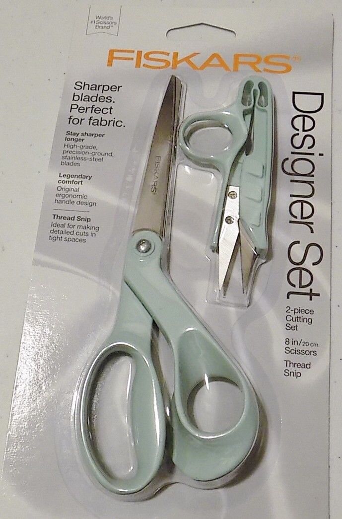 Fiskars   Designer Set 8" Scissors and Thread Snips - Ideal for sewing NIP