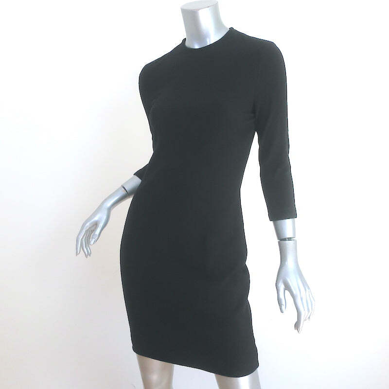 ワンピース GIVENCHY Black stretch viscose blend mini dress Givenchy Black mini dress with back neckline | TheDoubleF
