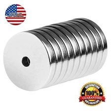 10 25 50 100 3/4 x 1/8 x 1/8 Inch Neodymium Rare Earth Ring/Donut Magnets N52