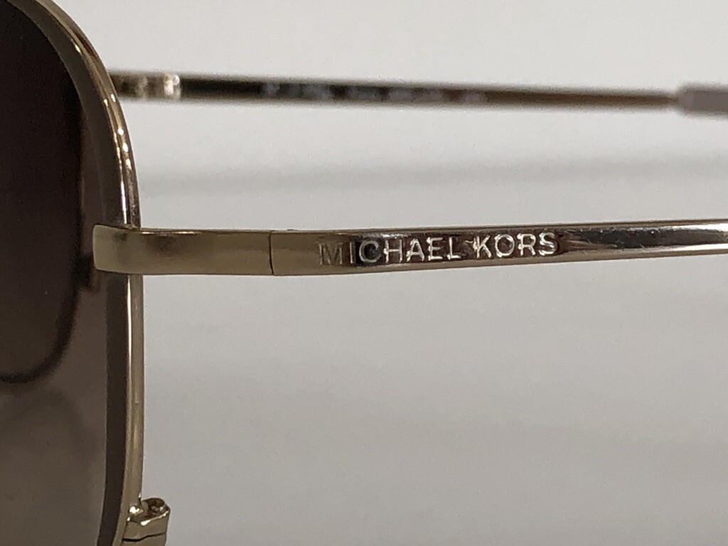 Vintage 2010s Michael Kors Sicily M2045S Aviator Sunglasses Gold Dune 264 - NWOT Michael Kors Sicily M2045S 264 59 Sunglasses | Shade Station main image 2