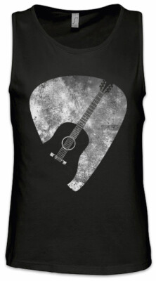 Plectrum Herren Tank Top Guitar Gitarren Plektrum Pick Gitarrist Musiker