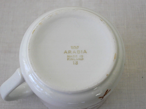 Vintage Arabia Hahn Henne Küken Kinderbecher Finnland ~ - Bild 4 von 5