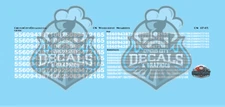Canadian National CN Woodcrest Numbers HO Scale Decal Set