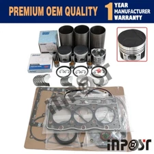 New Overhaul Kit For Kubota D905 D905E STD Overhaul Rebuild kit Piston