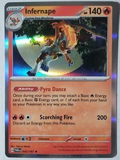 HOLO Infernape 033/167 NM / M - Twilight Masquerade Pokemon Card