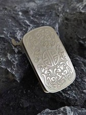 New Pure Titanium Men's Belt Pin Buckle Five Blessings pattern Anti Allergic