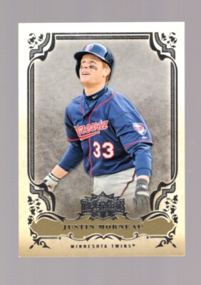 JUSTIN MORNEAU - 2013 TOPPS TRIPLE THREADS - CARD # 76 -  FREE SHIPPING
