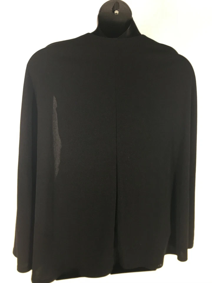 Blusa Camisa Top Boohoo Negra Capa Sólida Talla 10 EE. UU./14 REINO UNIDO NUEVA SIN ETIQUETAS Foto 2 de 4