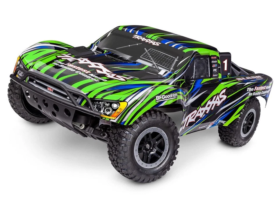 TRAXXAS# TRX58334-4-GRN Slash 1/10 2WD +3000 mAh Lipo Akku +USB-C Lader SPAR-SET - Bild 2 von 4