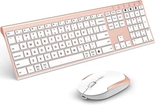 Bluetooth Keyboard Mouse, Multi-Device Wireless Keyboard and Mouse Combo USED