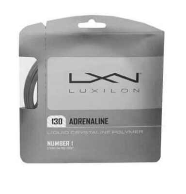 (0,97 /m) Luxilon Adrenaline 130 Tennissaiten Tennis 12 m