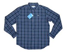 Columbia Vapor Ridge III Plaid Men's Button Down Shirt M NWT Blue Multicolor