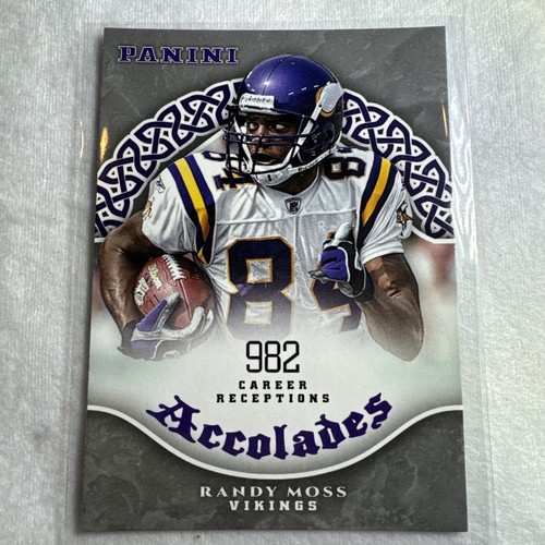 2017 Panini Football Accolades Randy Moss Minnesota Vikings ACRM eBay