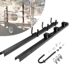 3-Place Lockable Weeder Edge Trimmer Rack Holder For Open Landscape Trailer new