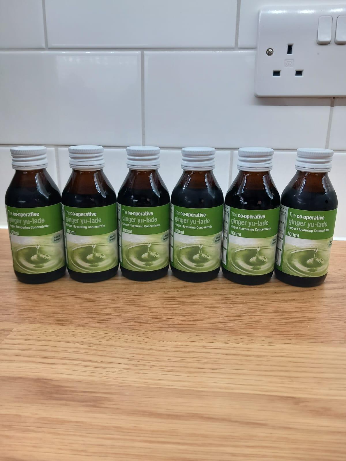 6 X Coop Ginger YuLade Ginger Essence For Ginger Wine or Beer yulade