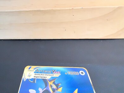 Arceus VMAX Gold Metal Card. | eBay Arceus VMAX Gold Metal Card. | eBay