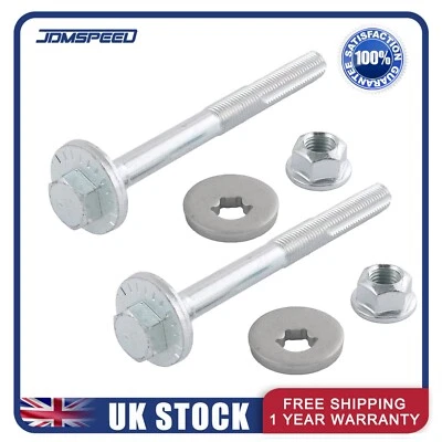 2Pc Upper Camber Adjustment Bolt Kit Bolts+Washers+Nuts FITS BMW E87/E88/E90/E92 - Image 1 of 4