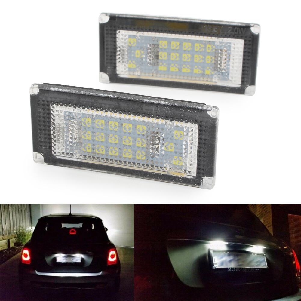 mini r56 number plate bulb