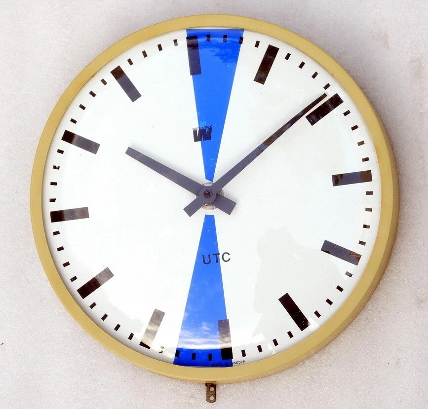 RELOJ ESCLAVO ELÉCTRICO MARINO BARCOS VINTAGE WESTERSTRAND SUECIA UTC Foto 3 de 4