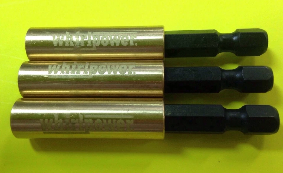 WHIRLPOWER 3pc 1/4" (F) X 1/4" (M) magnetic holder brass STRONG STRONG 3pc - image 1 of 1