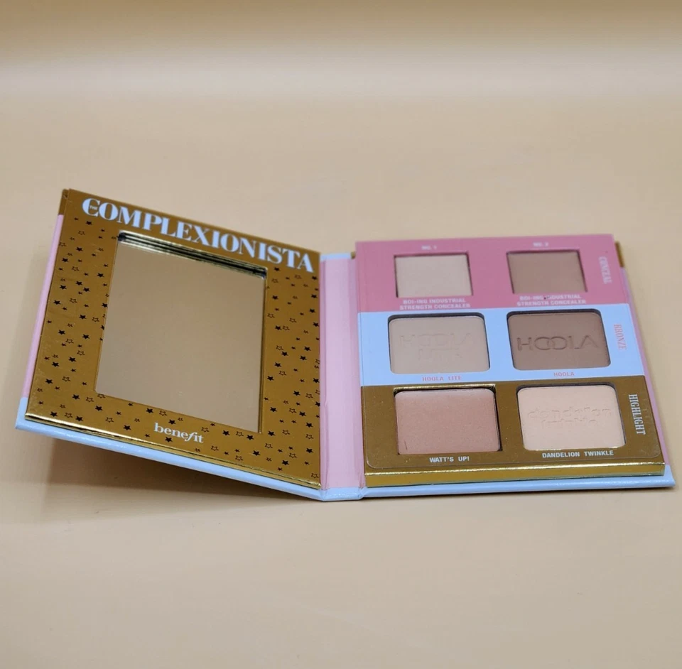 Benefit LE Complexionista Face Palette Hoola What's Up Dandelion Twinkle Boi-ing - Image 2 of 3