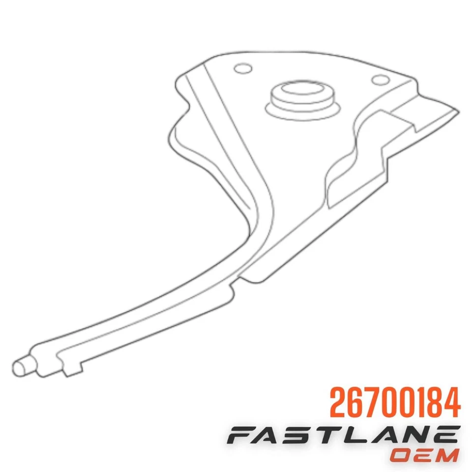 Cubierta de repisa guardabarros delantero Buick Lacrosse 2017-2019, derecha nueva OEM 26700184 Foto 3 de 4