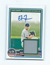2023 Panini USA-Ethan Flanagan Autograph/Jersey /200-Chicago Cubs