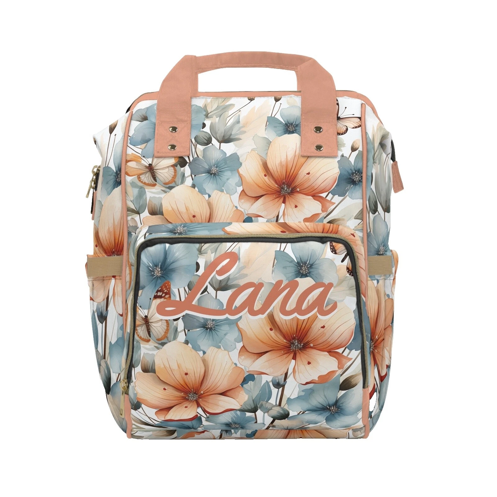 Pañal floral mochilas