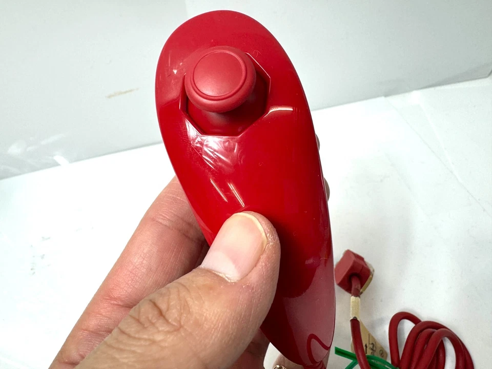 Nintendo Wii Red Nunchuk Limited Color Japan NTSC-J Rare - Image 2 of 4