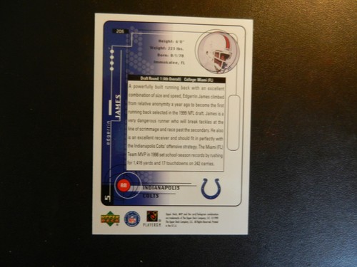 LOT OF (9) ALL DIFFERENT VINTAGE *EDGERRIN JAMES of the COLTS* ALL ROOKIE CARDS - Picture 16 of 18