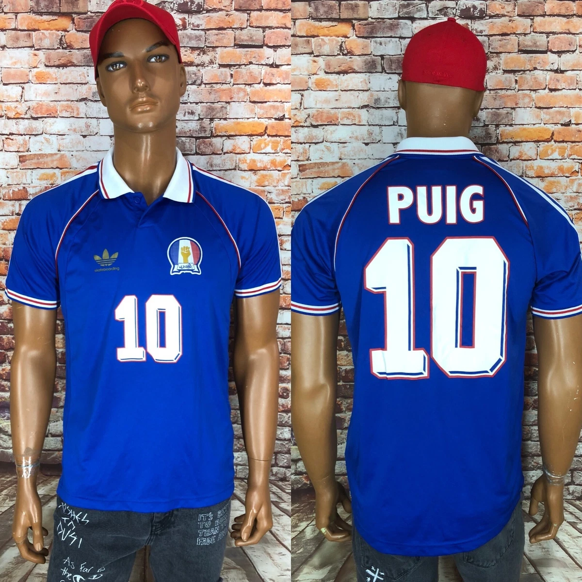 ADIDAS France 98 Skateboarding SKATE COPA FRANCE LUCAS PUIG 10 JERSEY SIZE M