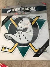 NHL Anaheim Ducks Team Magnet Approx 12" X 12" Vinyl - Auto Home, Office