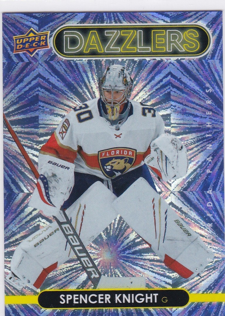2021-22 Upper Deck Purple Dazzlers  Fanatics DZ-21 Spencer Knight R/C  - Florida