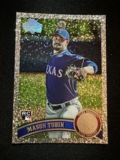 2011 Topps #343 Mason Tobin Silver Diamond Anniversary Rangers RC Rookie Card