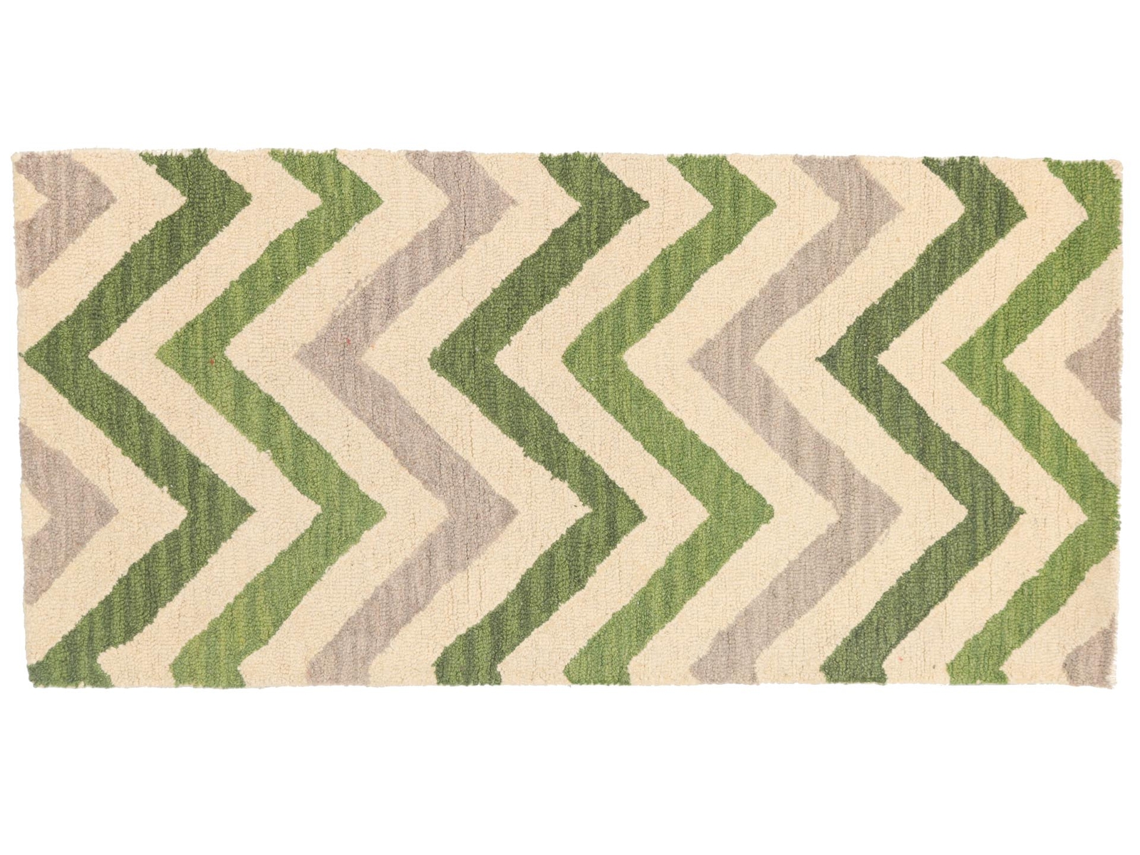 Handgefertigter 150 Mode Grun Beige Cm 150x68 Wolle 100