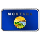 1 oz United States Flags Series - MONTANA - Full Color .999 Silver Bar