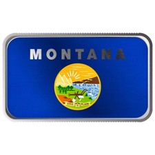 1 oz United States Flags Series - MONTANA - Full Color .999 Silver Bar 109.67 per troy oz