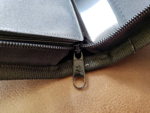 Black 24 CD/DVD Nylon Zippered Wallet Similar to the Original Case Logic Brand - Picture 4 of 10