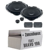 Fiat Bravo 198 Heck - Hertz 16Cm Lautsprecher 160Mm Boxen TüR Hinten - Einbauset