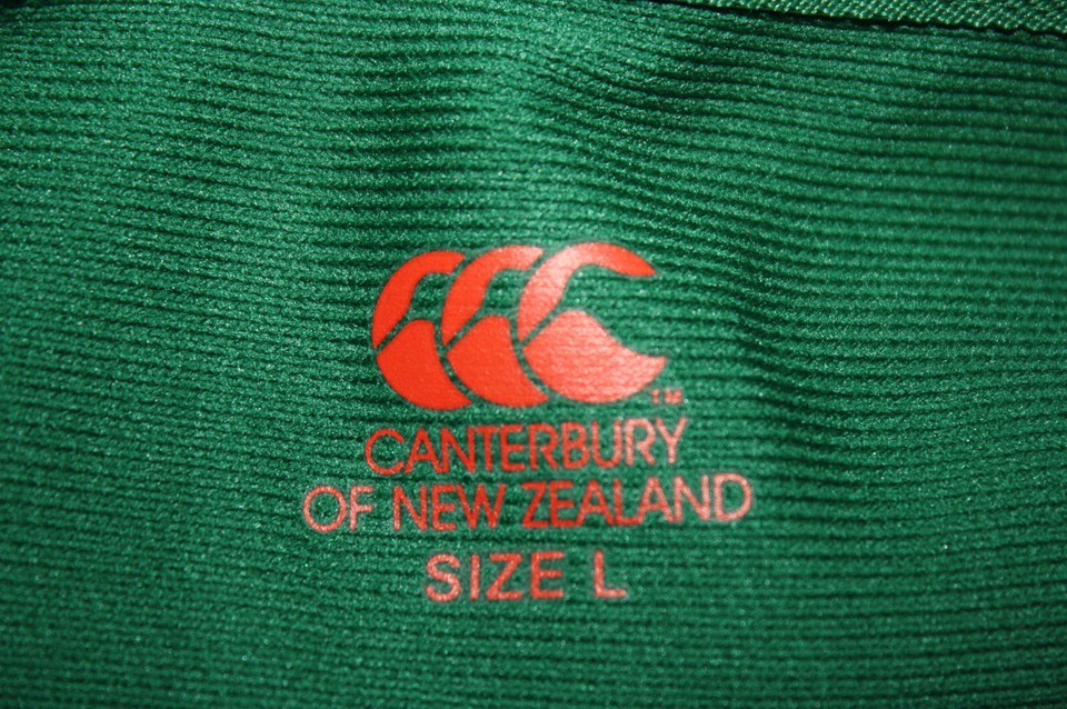 Vintage Irfu Ireland Rugby Union Canterbury 2007/2009 Home Jersey Shirt