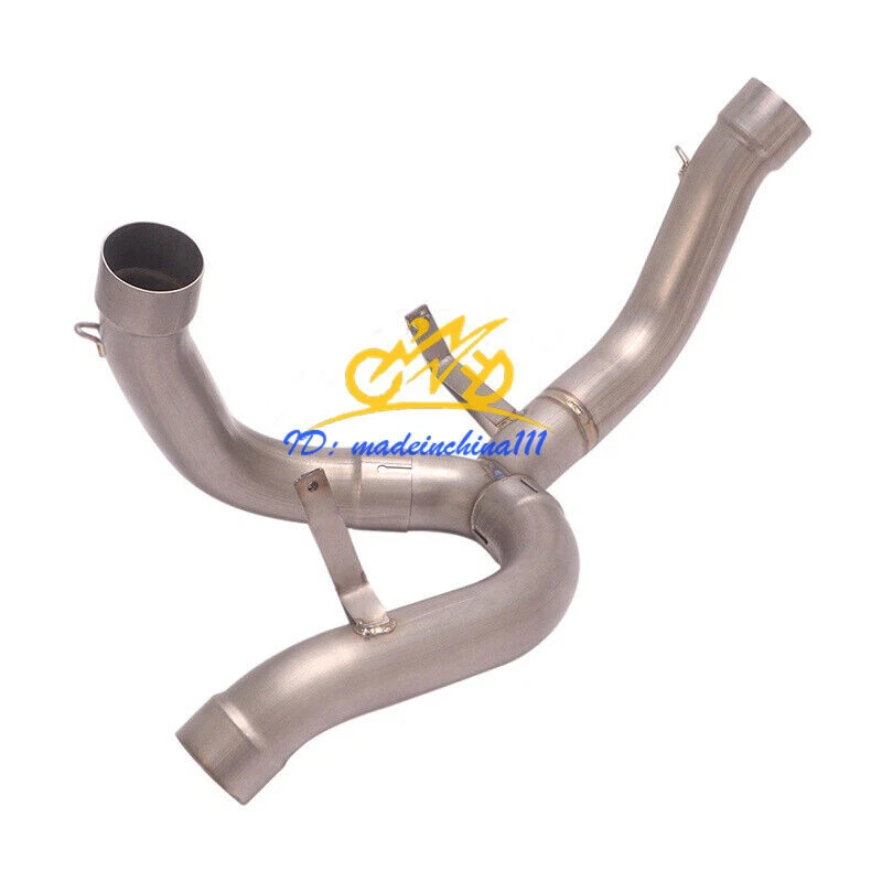 Tubo de escape de titanio de enlace medio deslizable escape para Ducati Multistrada 1200 10-14 Foto 2 de 4