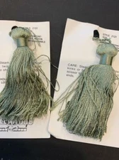 3" SAGE TASSELS LOT OF 6 TRIM HOLLYWOOD TRIMS # 929 