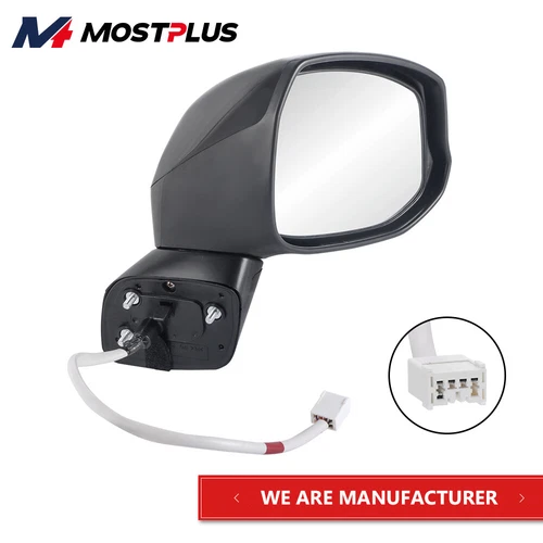 1PC Passenger Side Power Heated Side View Mirror For 2012-15 Honda Civic 5 Wires