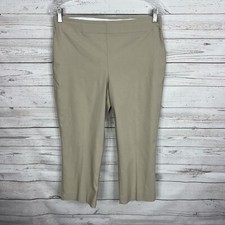 Chico's Womens Pull-On Crop Pants Size 0 US Small Beige