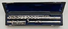 MURAMATSU ST - Solid silver handmade flute - OPEN holes, Inline G and C Foot.