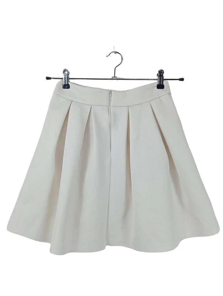 ASOS Falda acampanada Mujeres Falda Talla EU 36 blanco look casual - Imagen 2 de 4